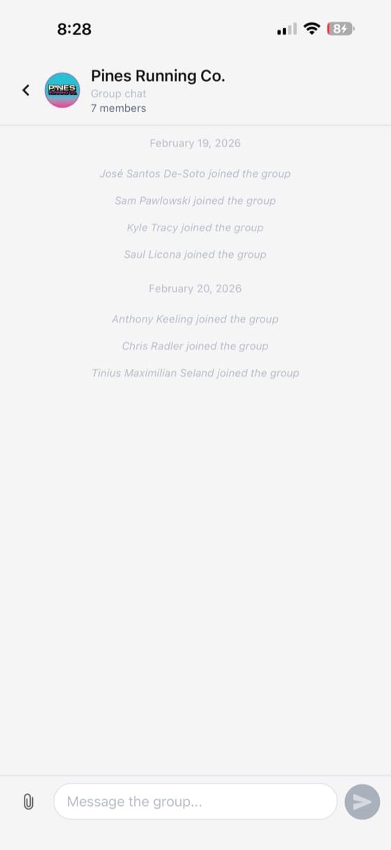 Runcards — Club chat