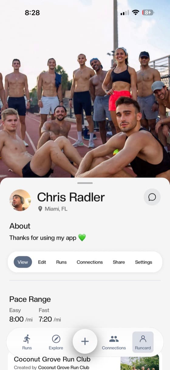 Runcards — Your runcard